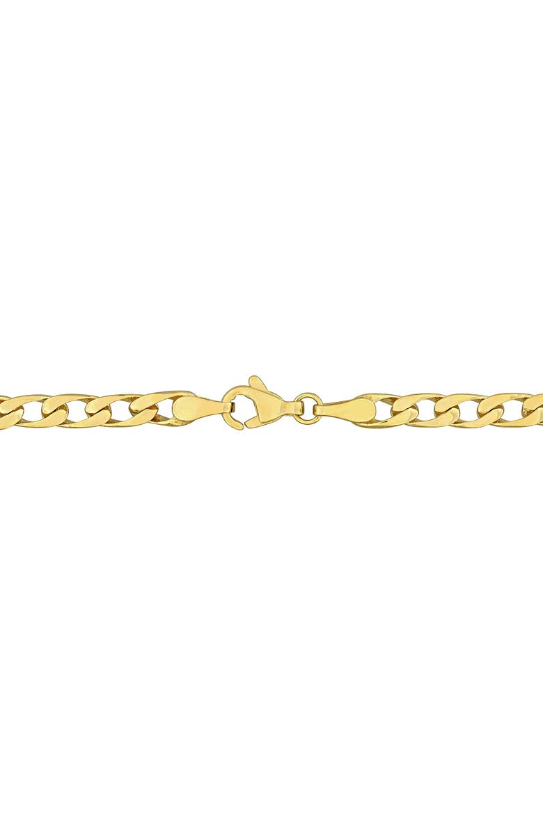 Julianna B. Ruby Curb Link Station Bracelet 10k Gold, Alternate, color, Ruby