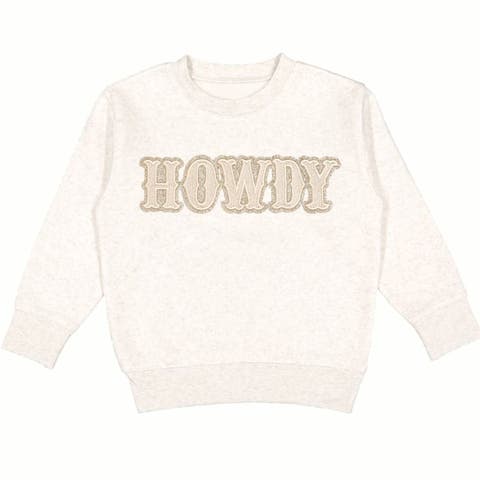 Howdy Patch Sweatshirt (Baby, Toddler & Little Kid)