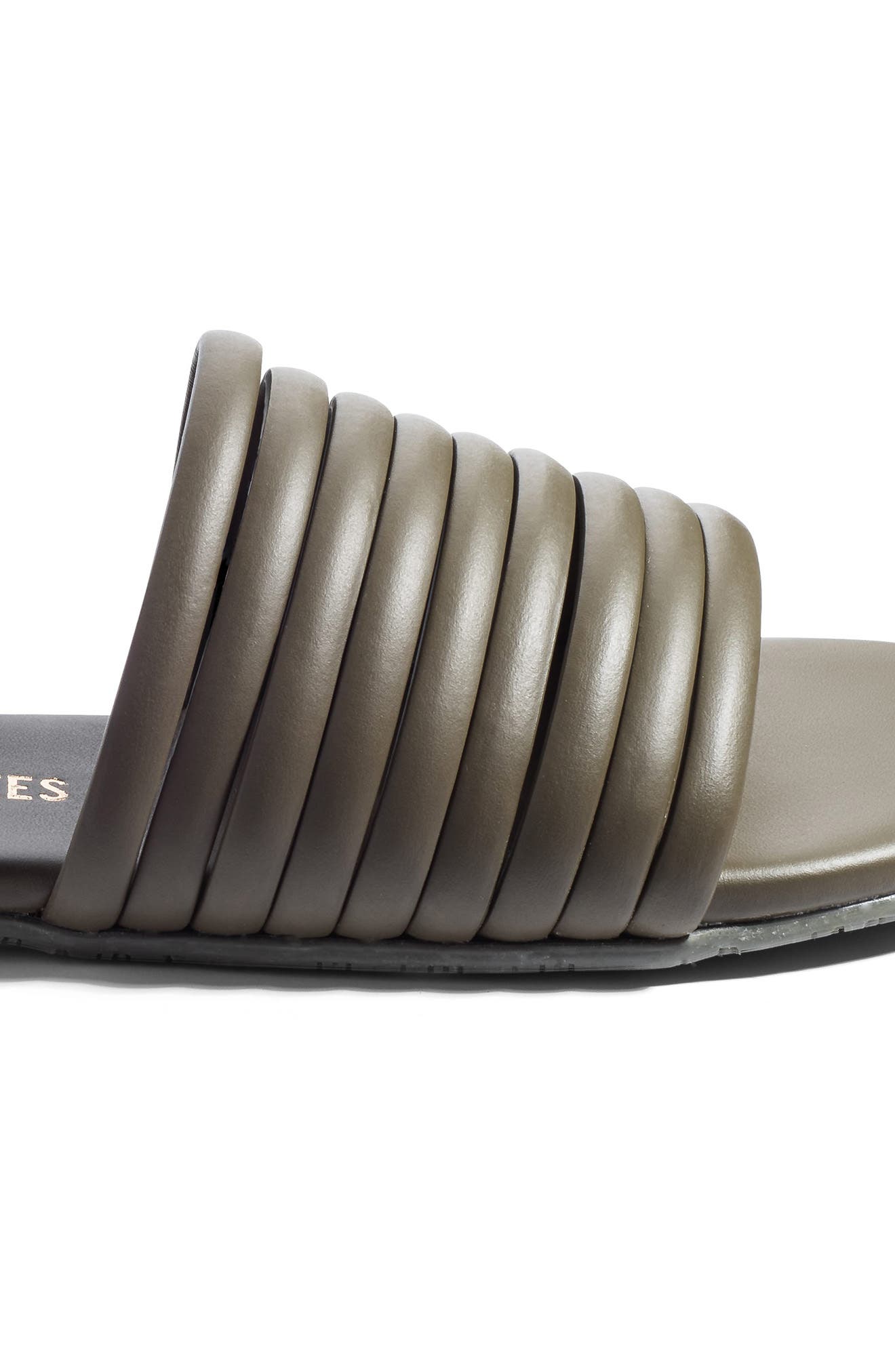 Caro Slide Sandal, Alternate, color, OLIVE