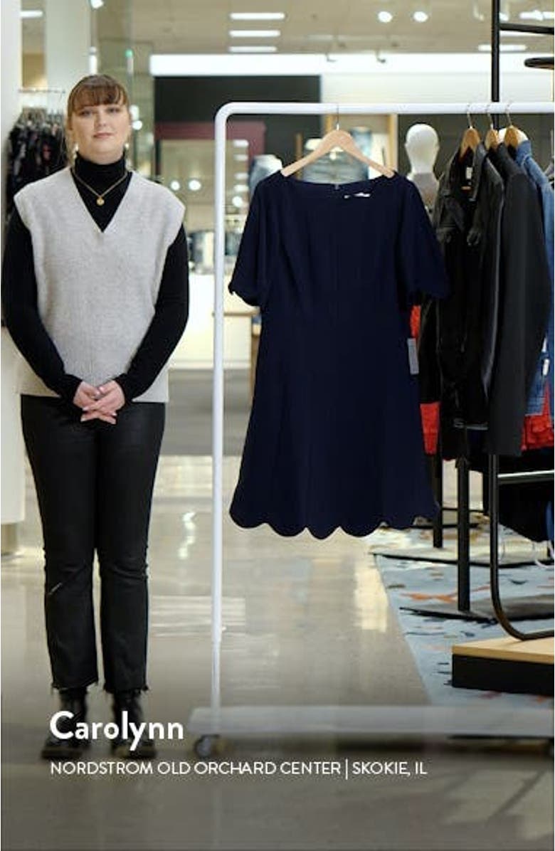 Scallop Minidress, sales video thumbnail