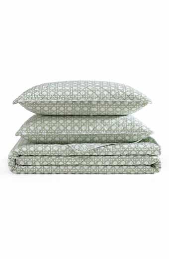 Tommy Bahama Diamond Isle Cotton Quilt & Sham Set