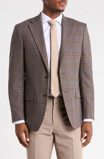 Plaid Notch Lapel Sport Coat