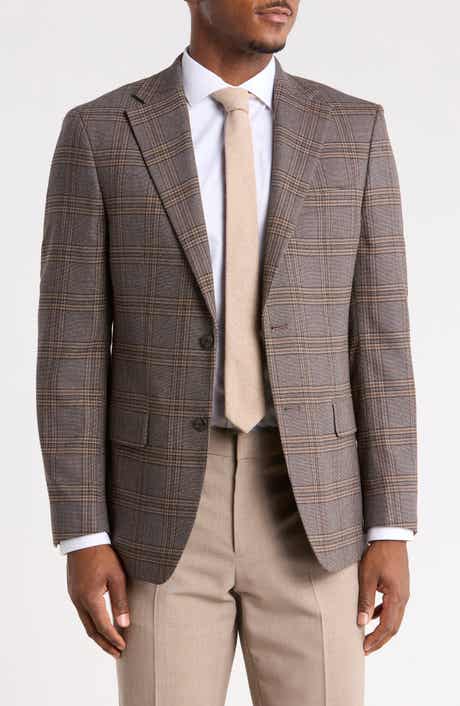 Plaid Notch Lapel Sport Coat