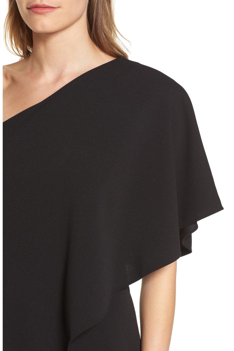 One-Shoulder Jumpsuit, Alternate, color, BLACK