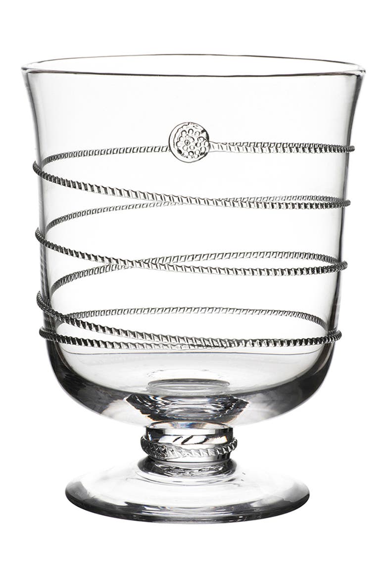 Amalia Hurricane Vase, Main, color, CLEAR