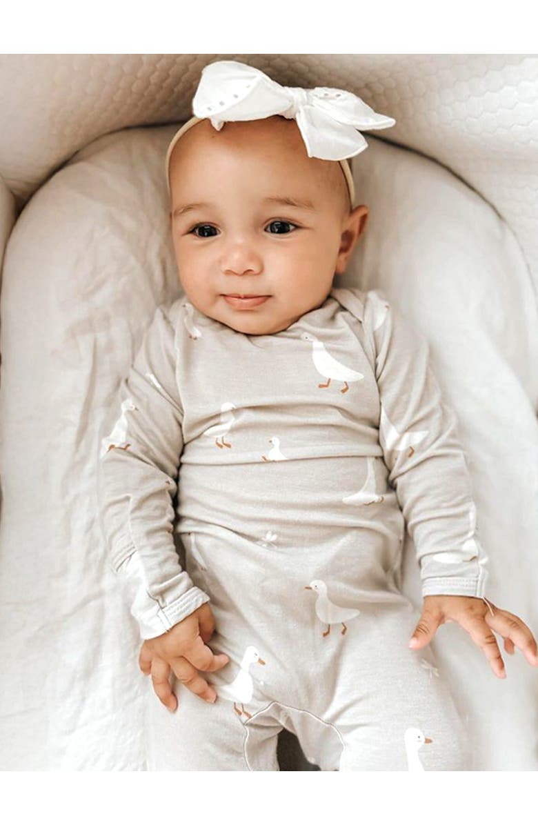 gunamuna Convertible Pajama - Baby, Alternate, color, Goose