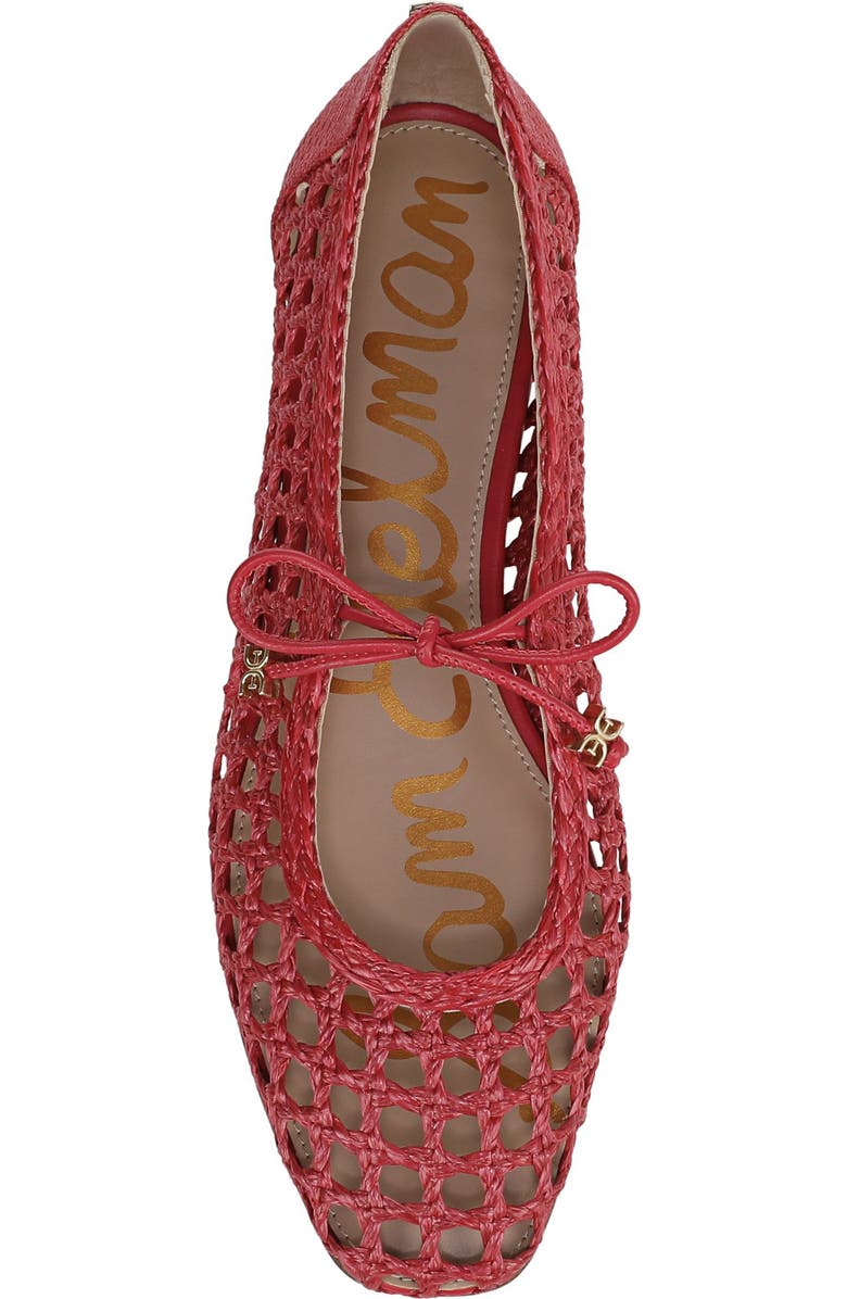 Sam Edelman Marcie Ballet Flat, Alternate, color, Summer Red