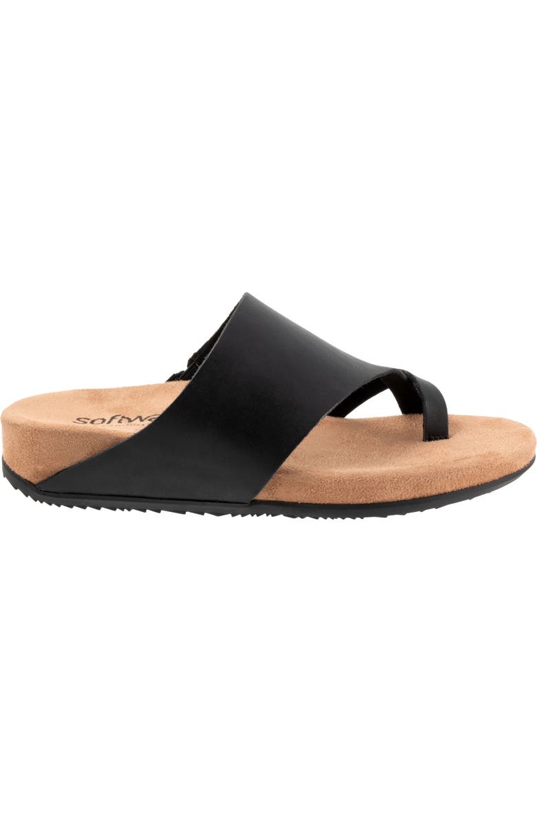 SoftWalk<sup>®</sup> Blaine Slide Sandal, Alternate, color, Black