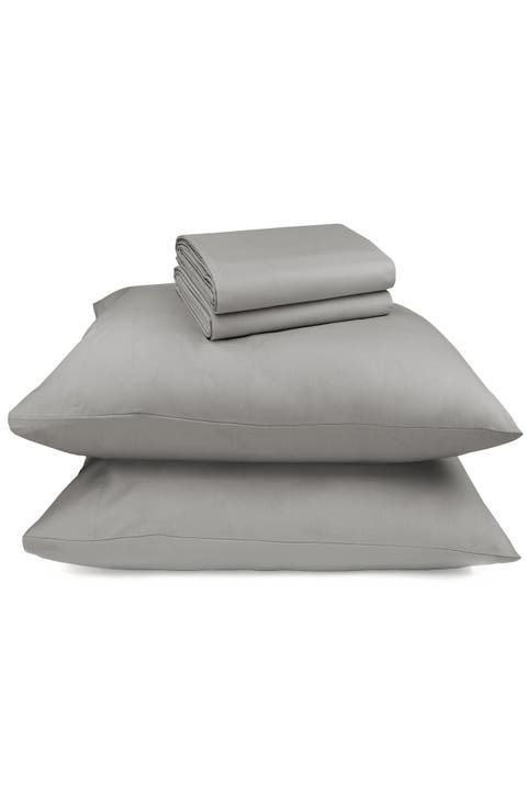 Signature Comfort 100% Egyptian Cotton Breatheable Percale Sheet Set