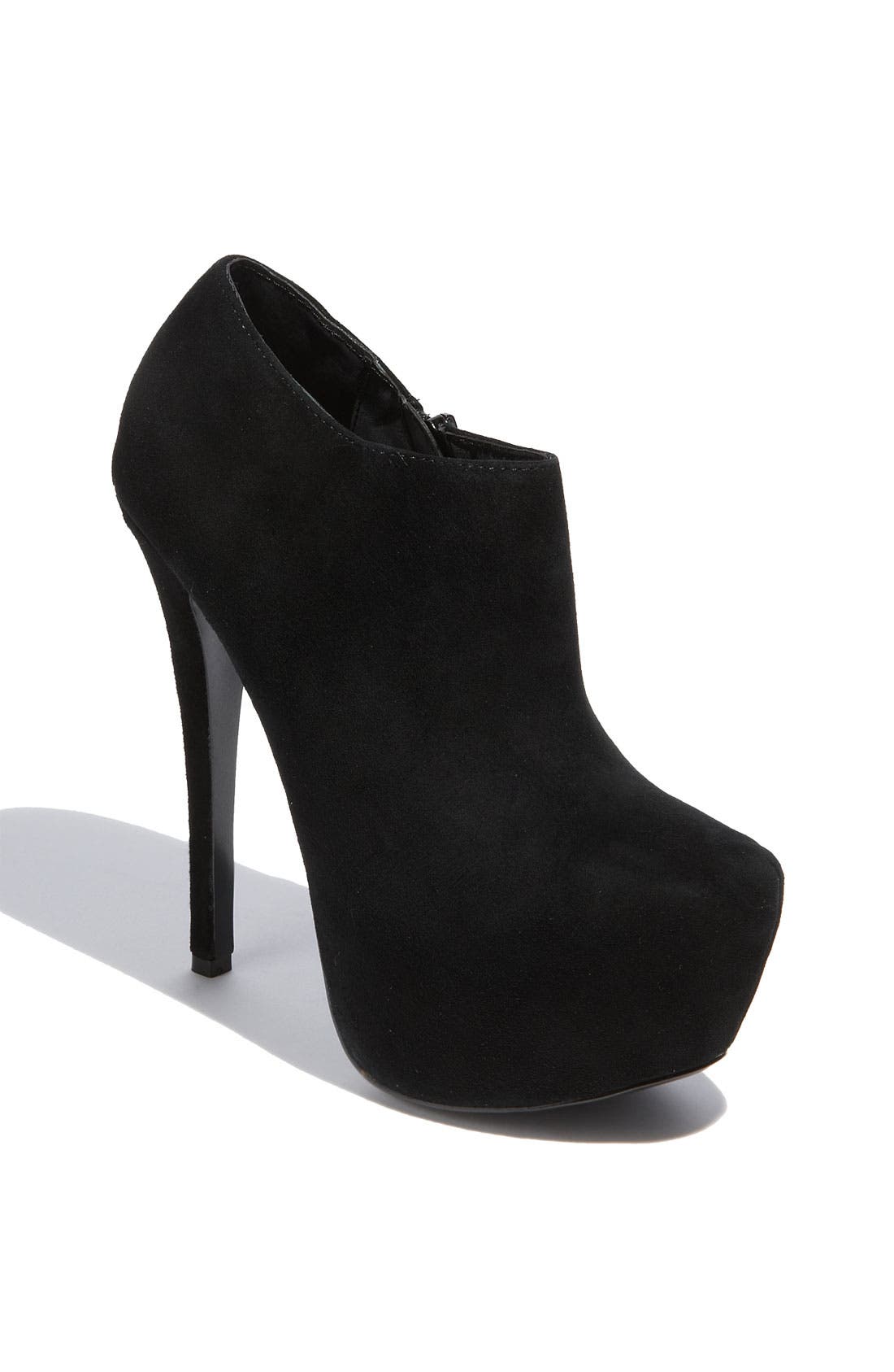 'Vippper' Bootie, Main, color, BLACK SUEDE