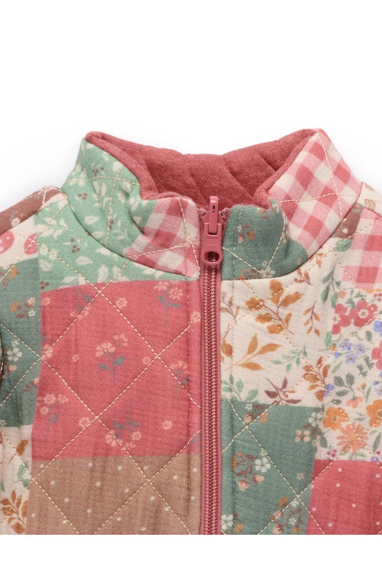 Reversible Quilted Jacket Toddler, Alternate, color, Patchwork Print