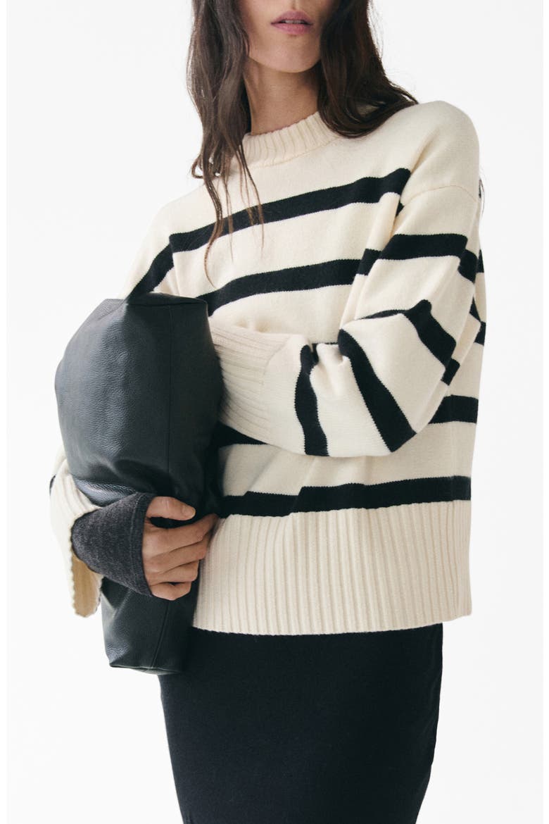 Castello Stripe Sweater, Main, color, ECRU