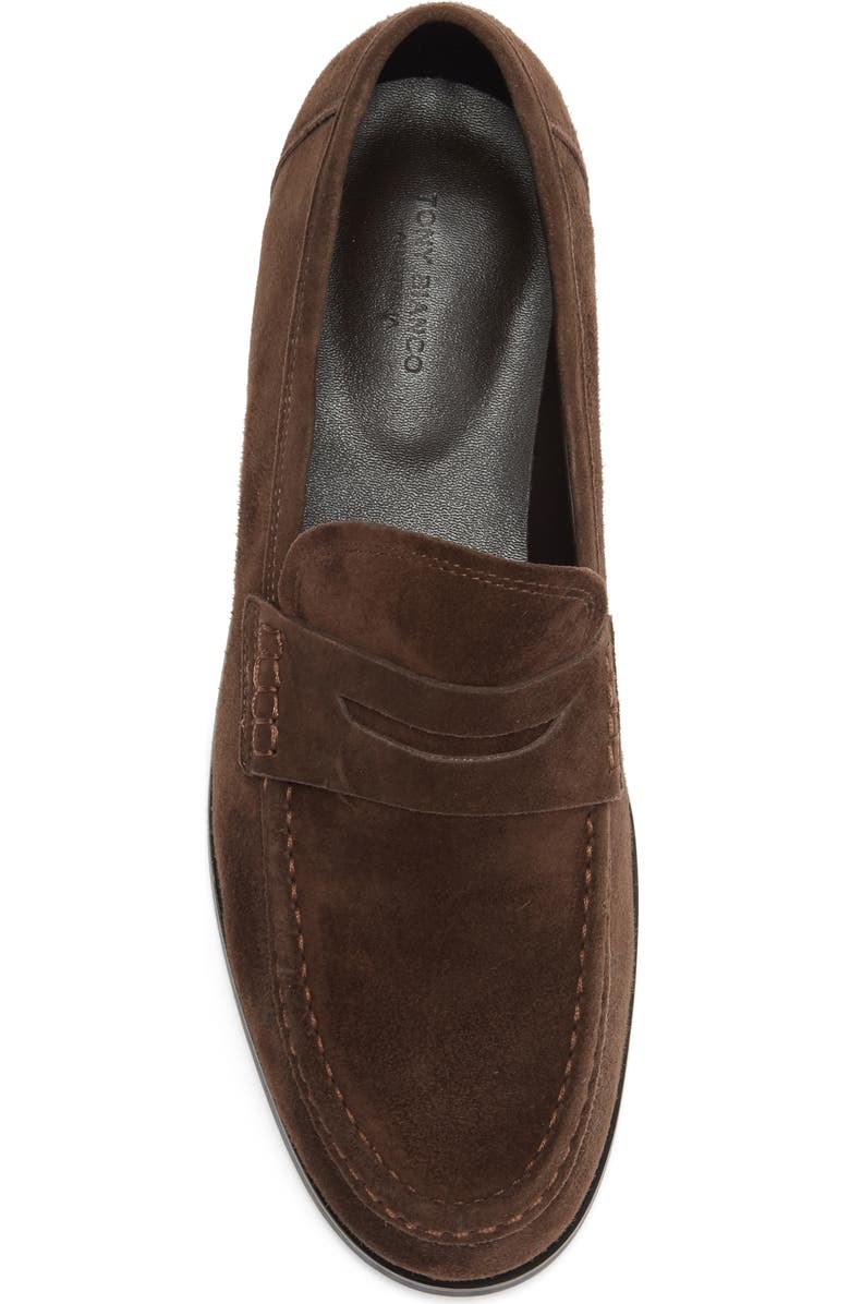Tony Bianco Zac Penny Loafer, Alternate, color, Espresso Suede