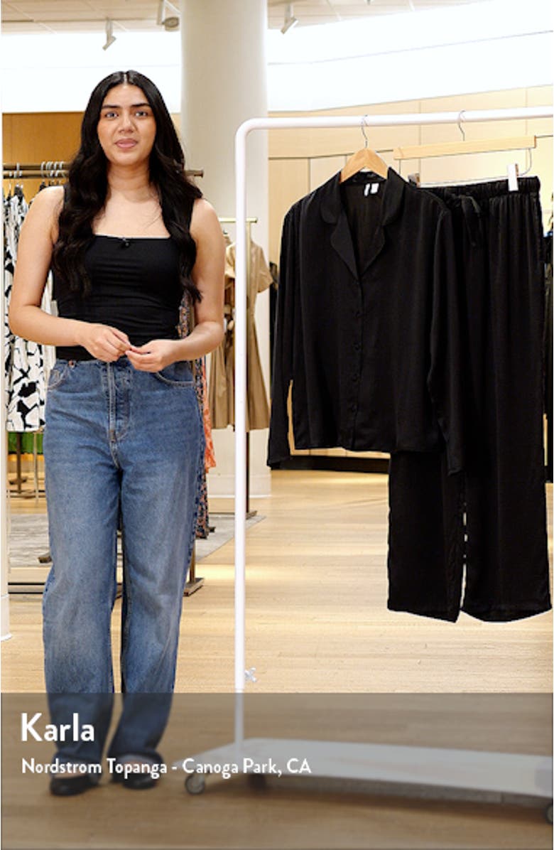 Washable Matte Silk Pajamas, sales video thumbnail