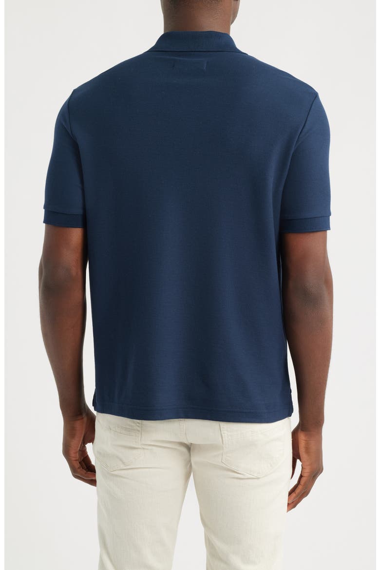 Pima Cotton Piqué Polo, Alternate, color, NAVY SAPPHIRE