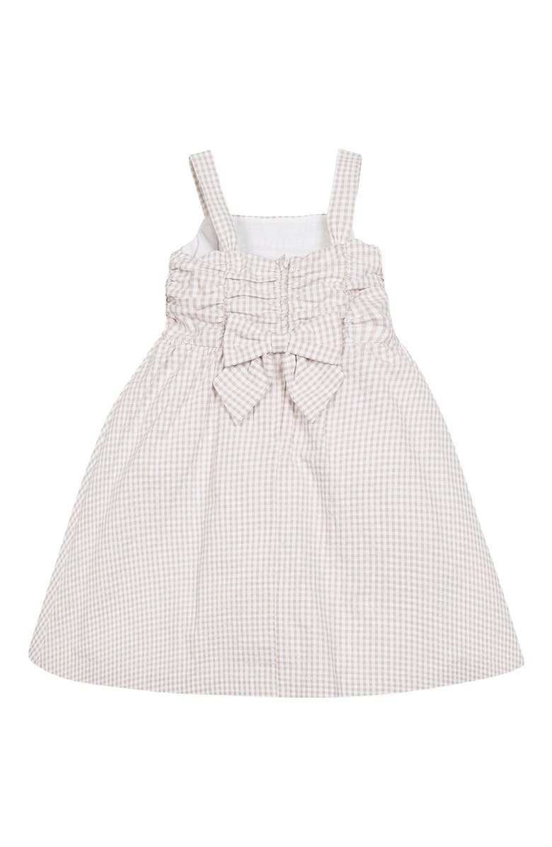 Hope & Henry Baby Girls' Organic Ruched Bodice Party Dress, Infant, Alternate, color, 