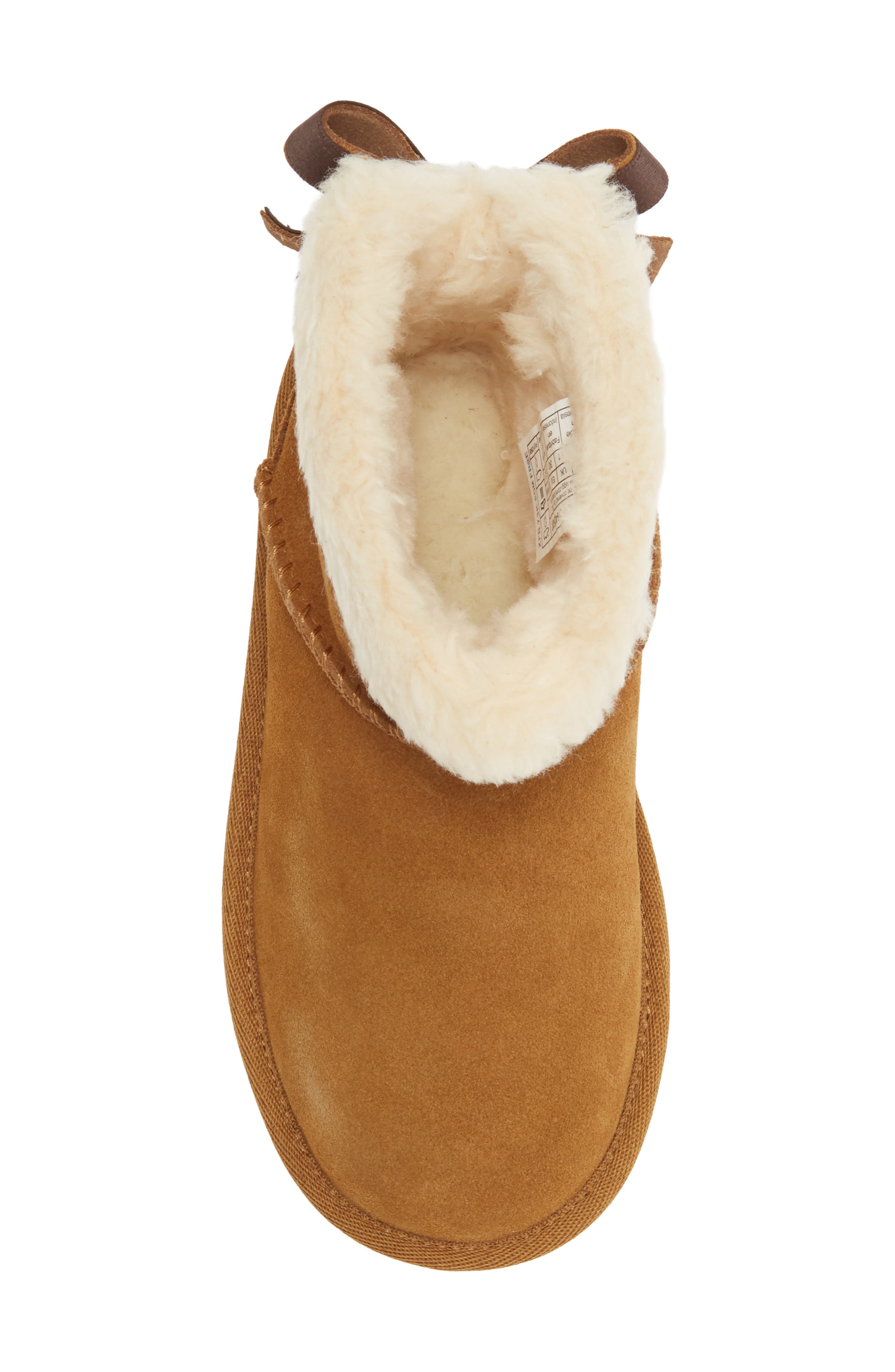 Kids' Mini Bailey Dual Bow Boot, Alternate, color, CHESTNUT