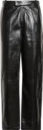 ARMA Cami Straight Leg Lambskin Leather Pants