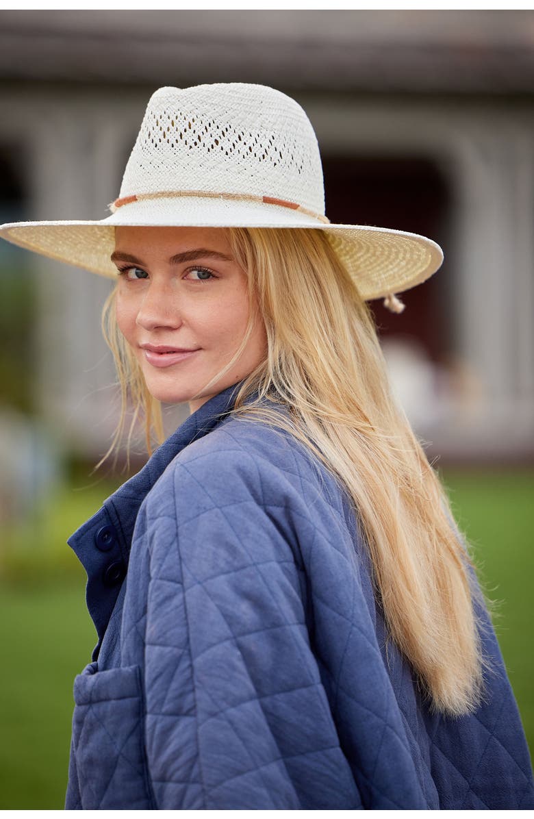 Hat Attack Luxe Packable Sunhat, Alternate, color, Bleach/Jute