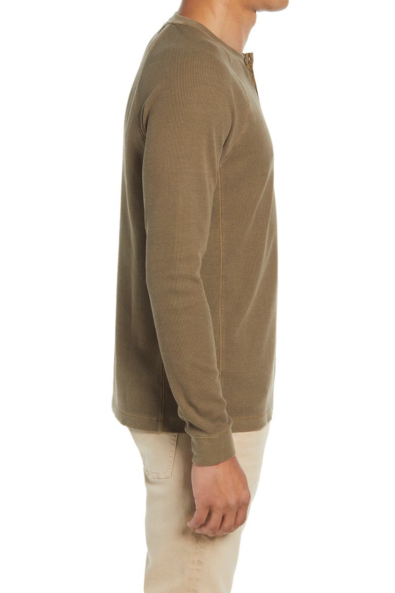 Thermal Henley, Alternate, color, OLIVE TREE