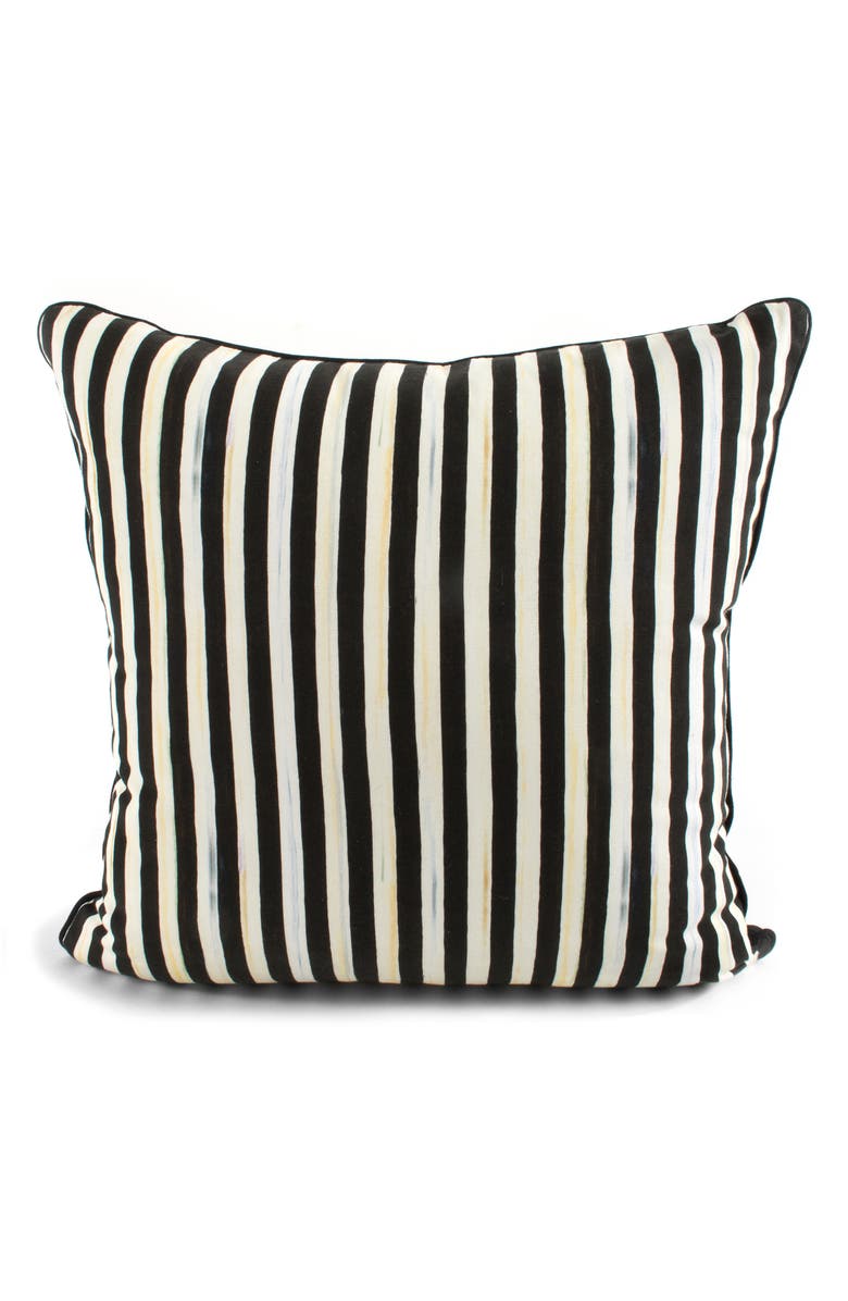 MACKENZIE CHILDS Courtly Check Sash Accent Pillow, Main, color, 
