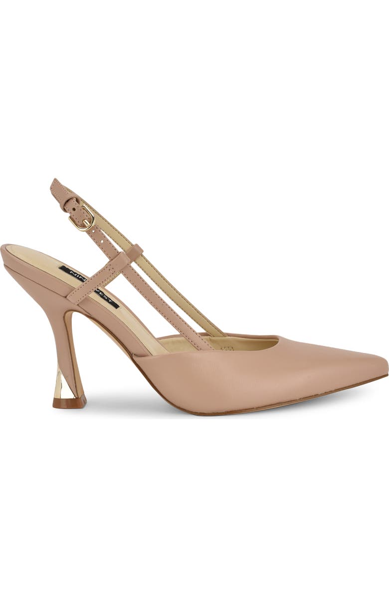 Nine West Vassa Pointed Toe Slingback Pump, Alternate, color, Light Natural