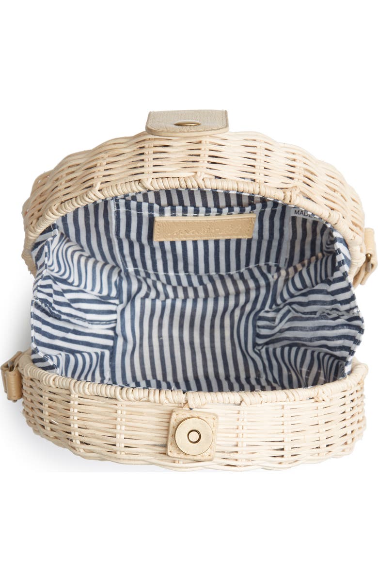 Mali + Lili Hazel Woven Rattan Circle Bag, Alternate, color,