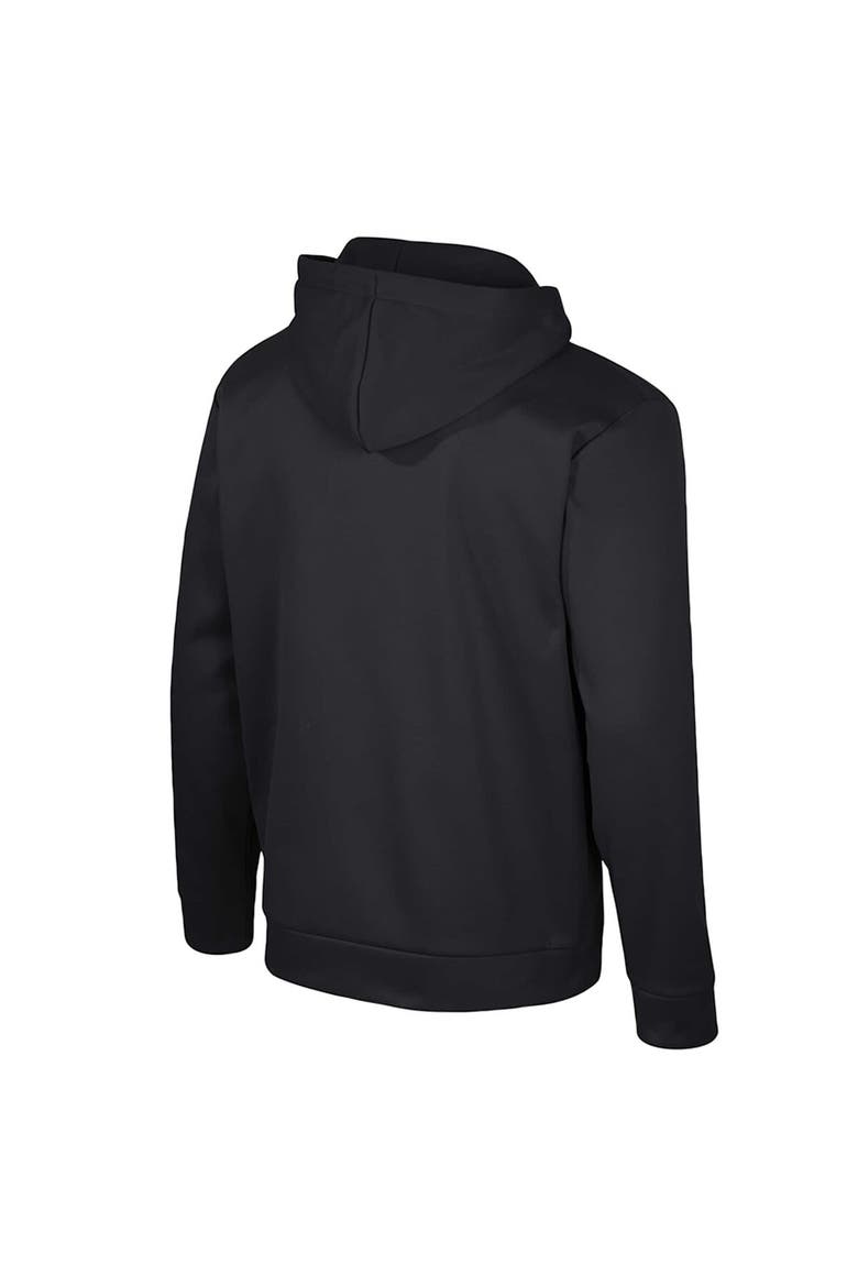 Men's Colosseum  Black Ohio State Buckeyes Quarter-Zip Hoodie, Alternate, color, Black