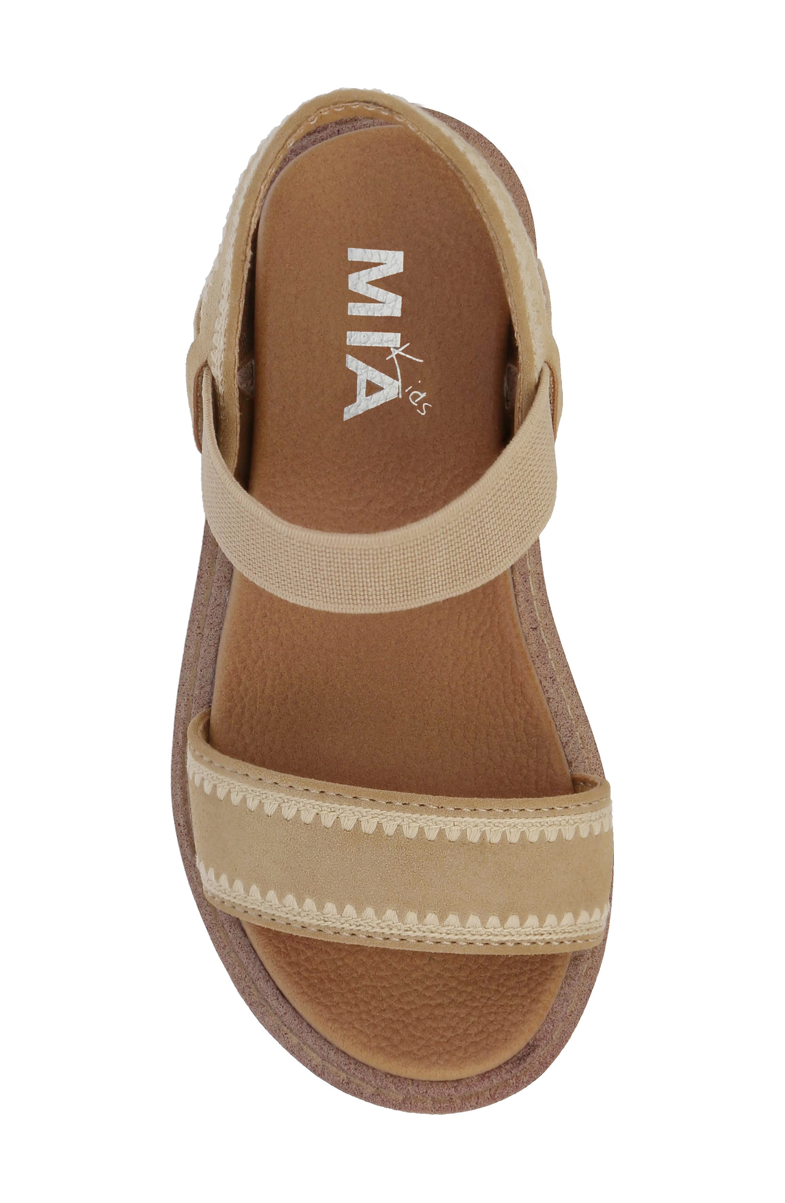 MIA Kids' Junni Platfrom Sandal, Alternate, color, Natural