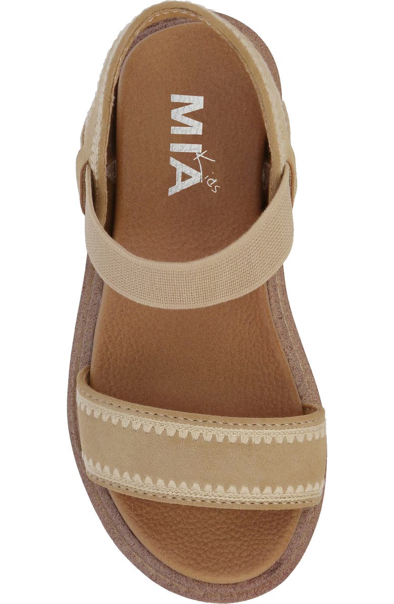 MIA Kids' Junni Platfrom Sandal, Alternate, color, Natural