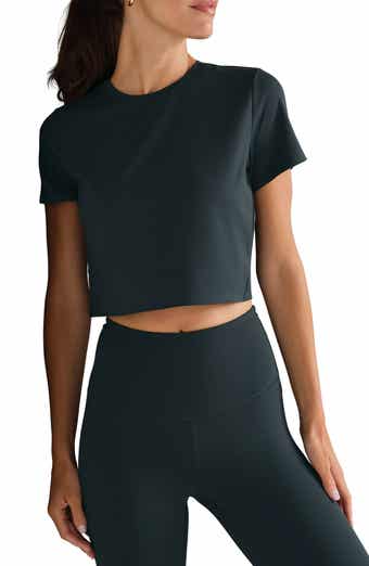 Serene Crop Performance T-Shirt