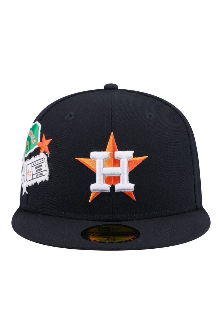 Men's New Era  Navy Houston Astros City Patch 59FIFTY Fitted Hat, Alternate, color, Navy