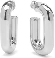 Melinda Maria Frankie Link Huggie Hoop Earrings