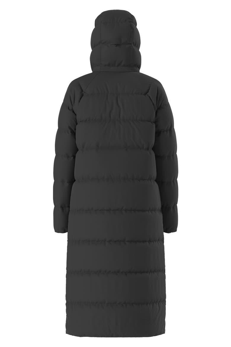 Hydrenalite™ Water Repellent 600 Fill Power Down Hooded Parka, Alternate, color, TNF BLACK