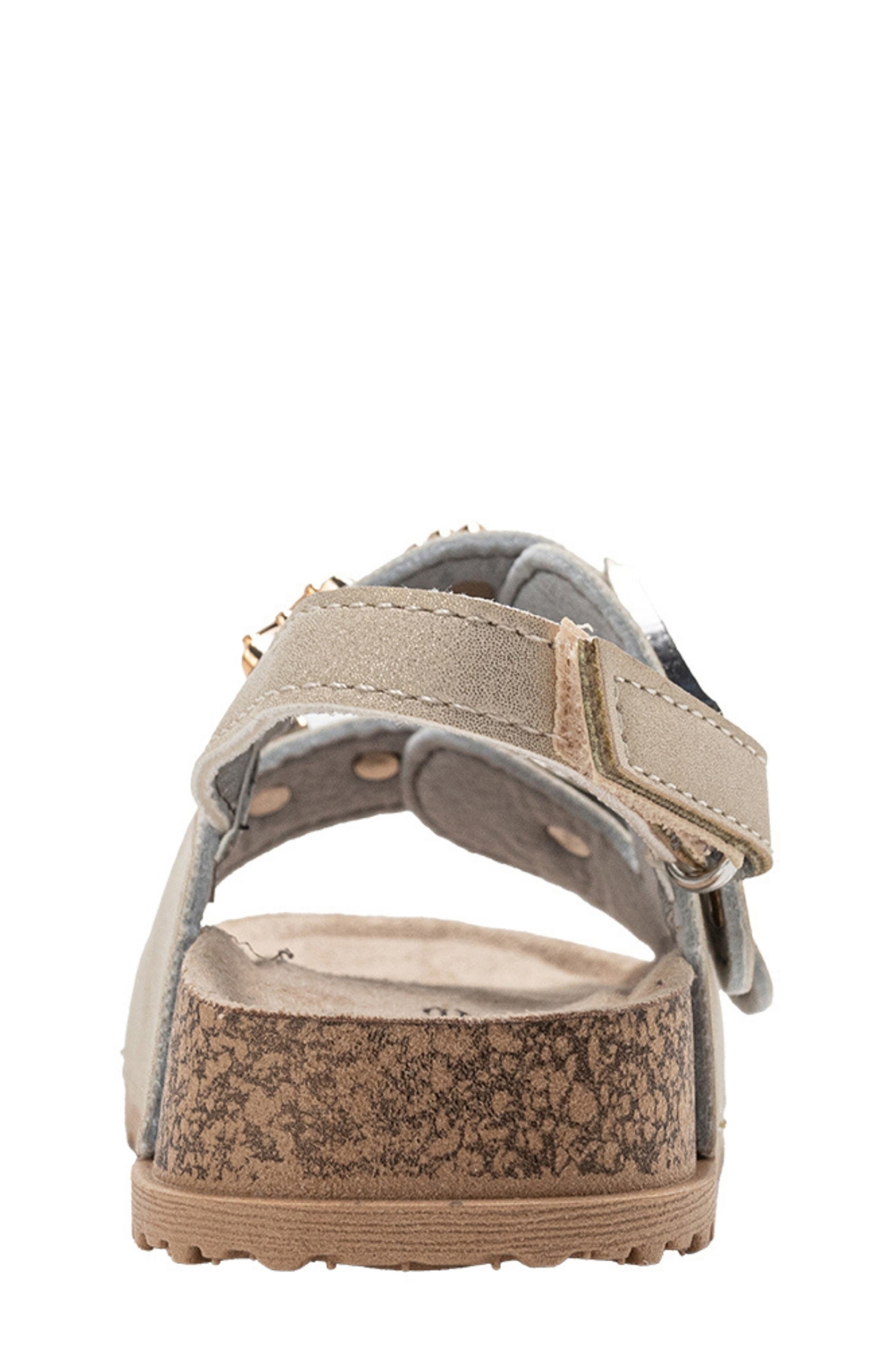 bebe Poppy Footbed Sandal, Alternate, color, Tan