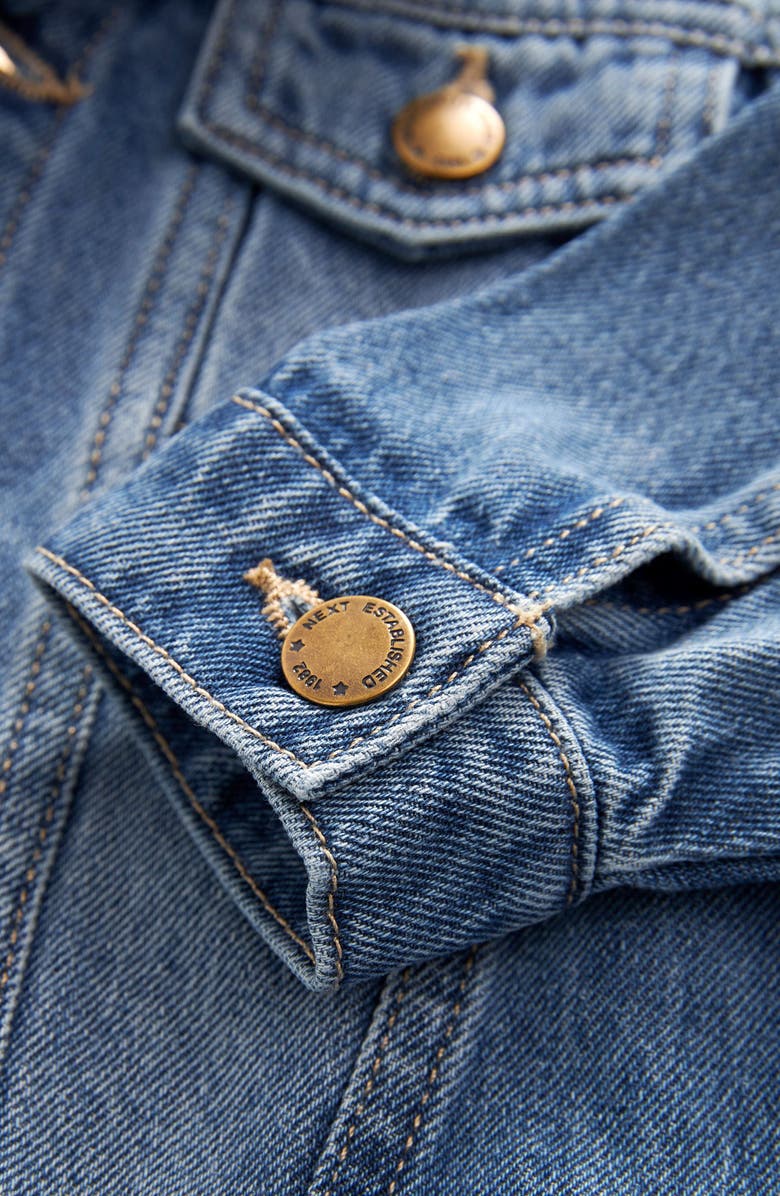 NEXT Kids' Cotton Denim Trucker Jacket, Alternate, color, 