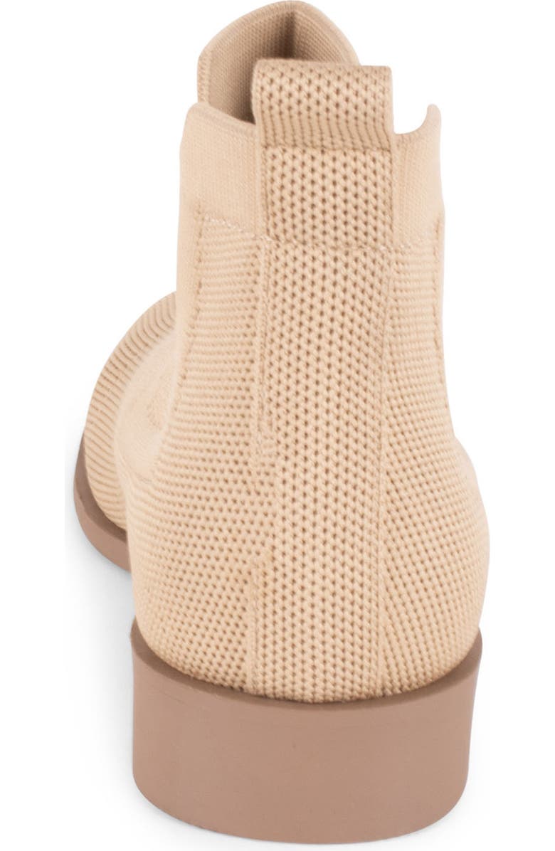 Tahari Roundabout Knit Bootie, Alternate, color, Natural