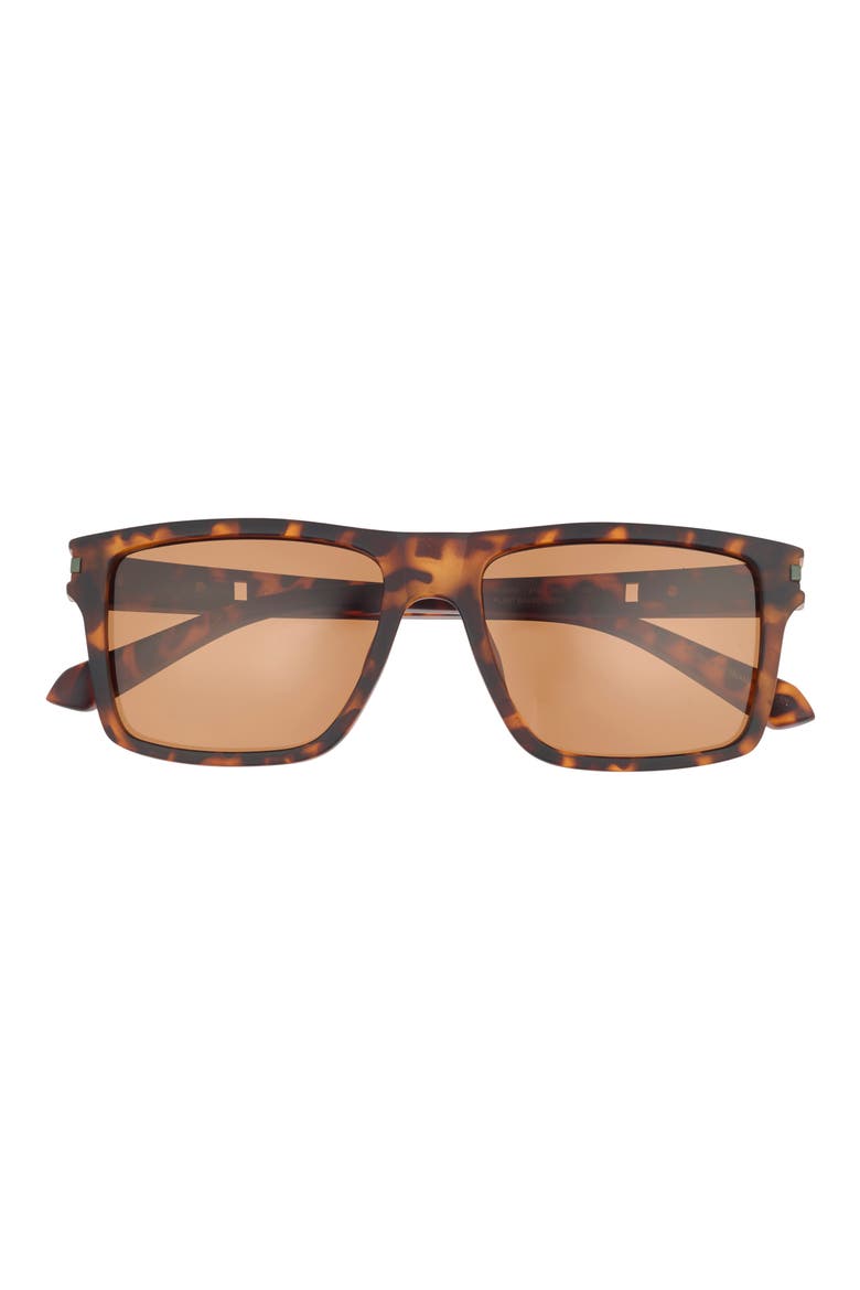 54mm Rectangular Sunglasses, Main, color, TORTOISE