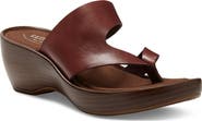 Eastland Laurel Leather Platform Wedge Sandal
