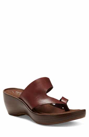 Eastland Laurel Leather Platform Wedge Sandal
