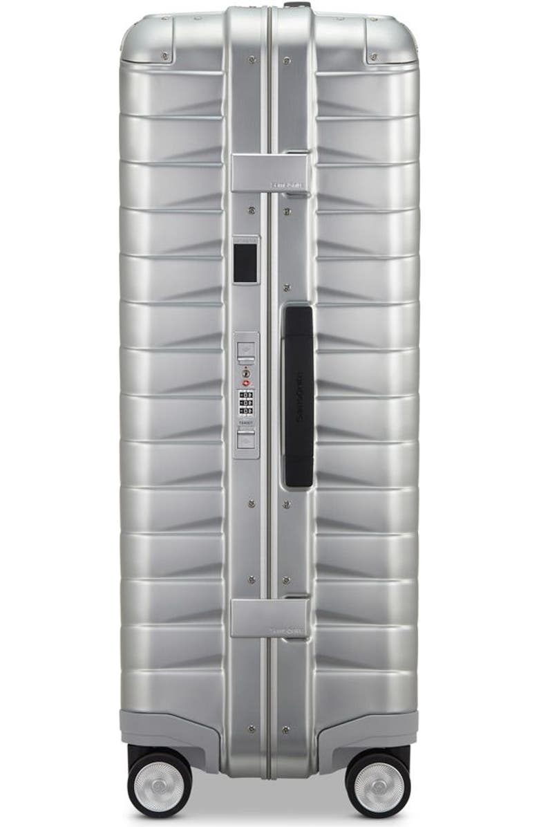 Samsonite Proxis Aluminum Large Hardside TSA Friendly Spinner, Alternate, color, Aluminum Silver