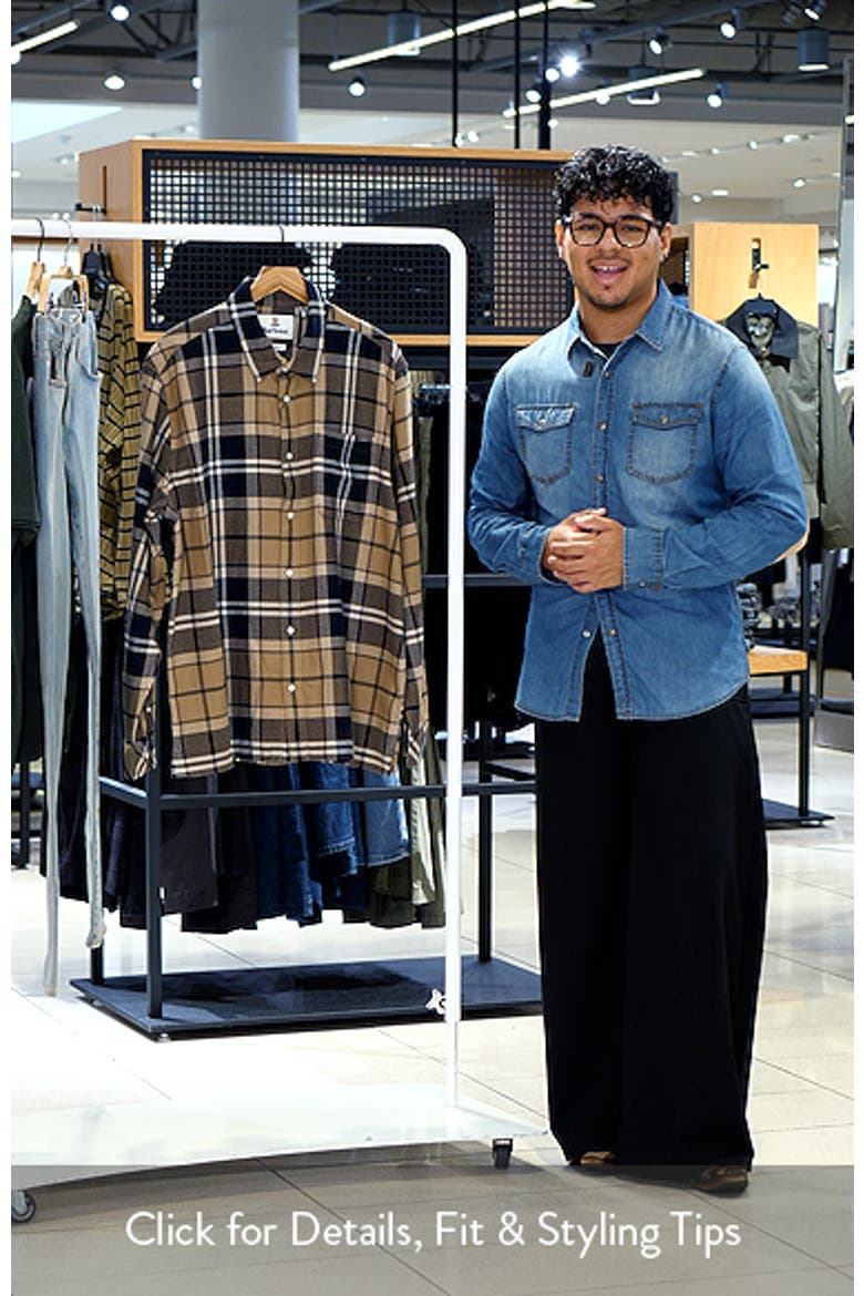 Bourne Relaxed Tartan Button Front Shirt video