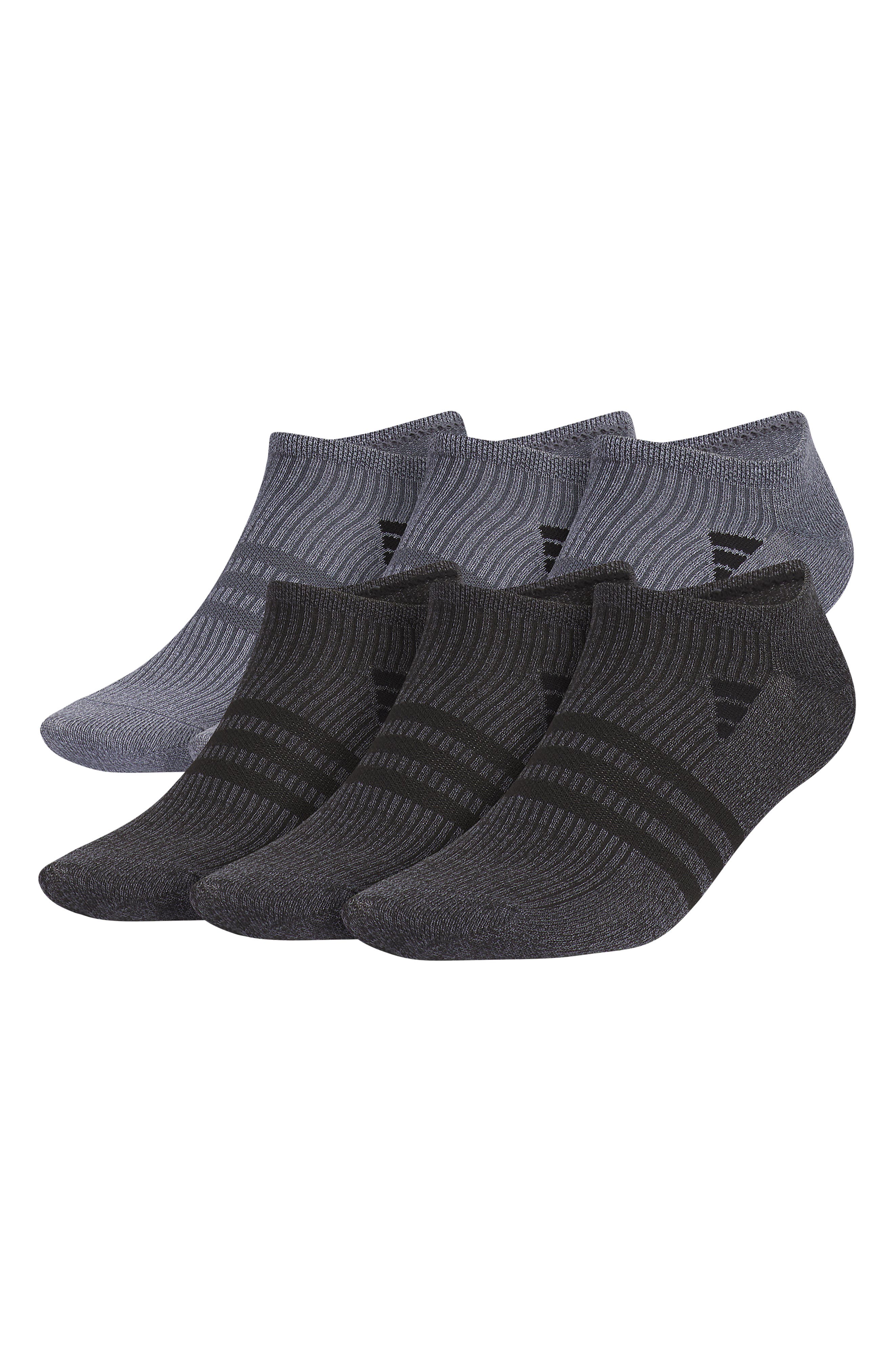 adidas 6-Pack Superlite Super No-Show Performance Socks