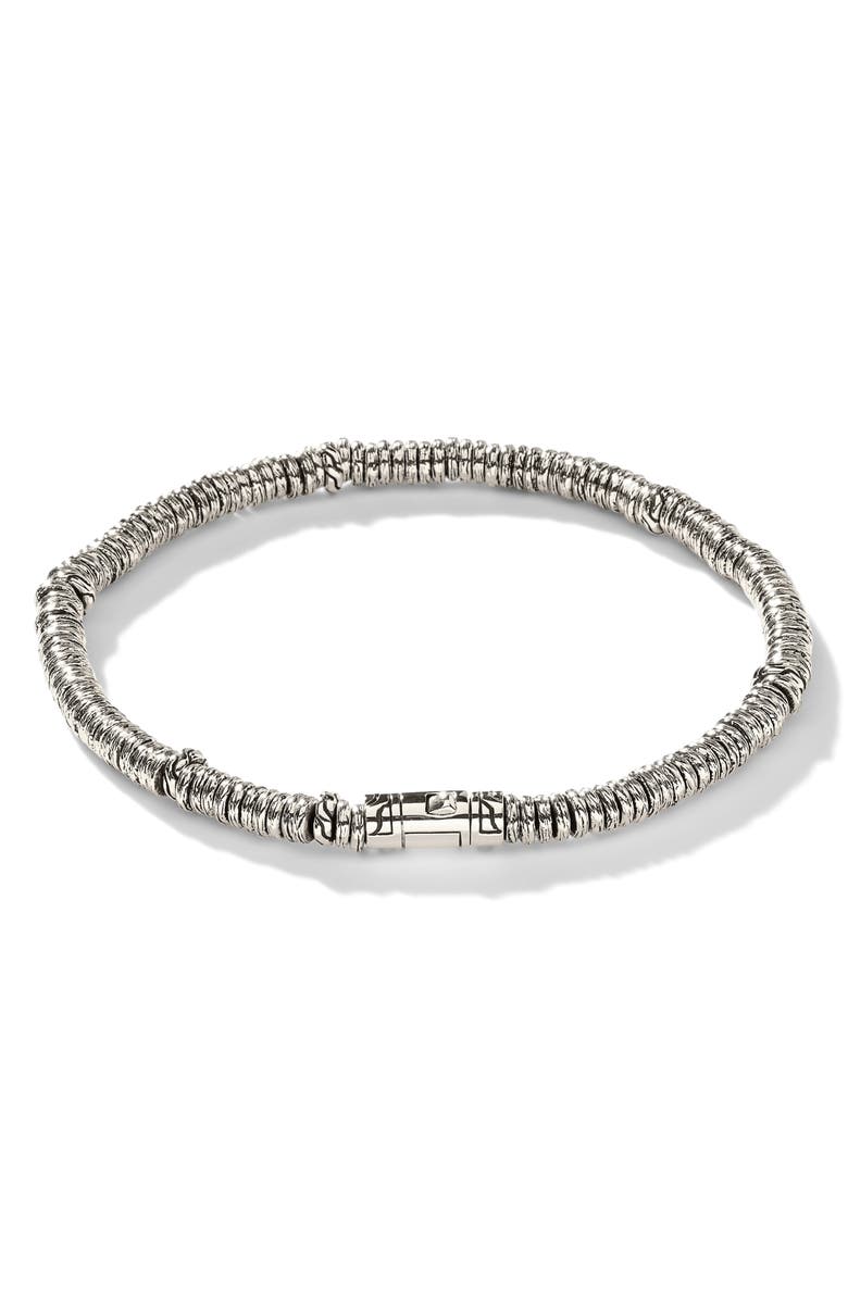 John Hardy Heishi Bracelet, Sterling Silver, Alternate, color, Silver