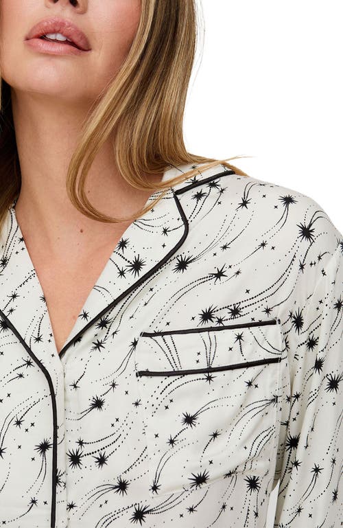 Lily And Lionel London Simone Long Sleeve Nightshirt In White