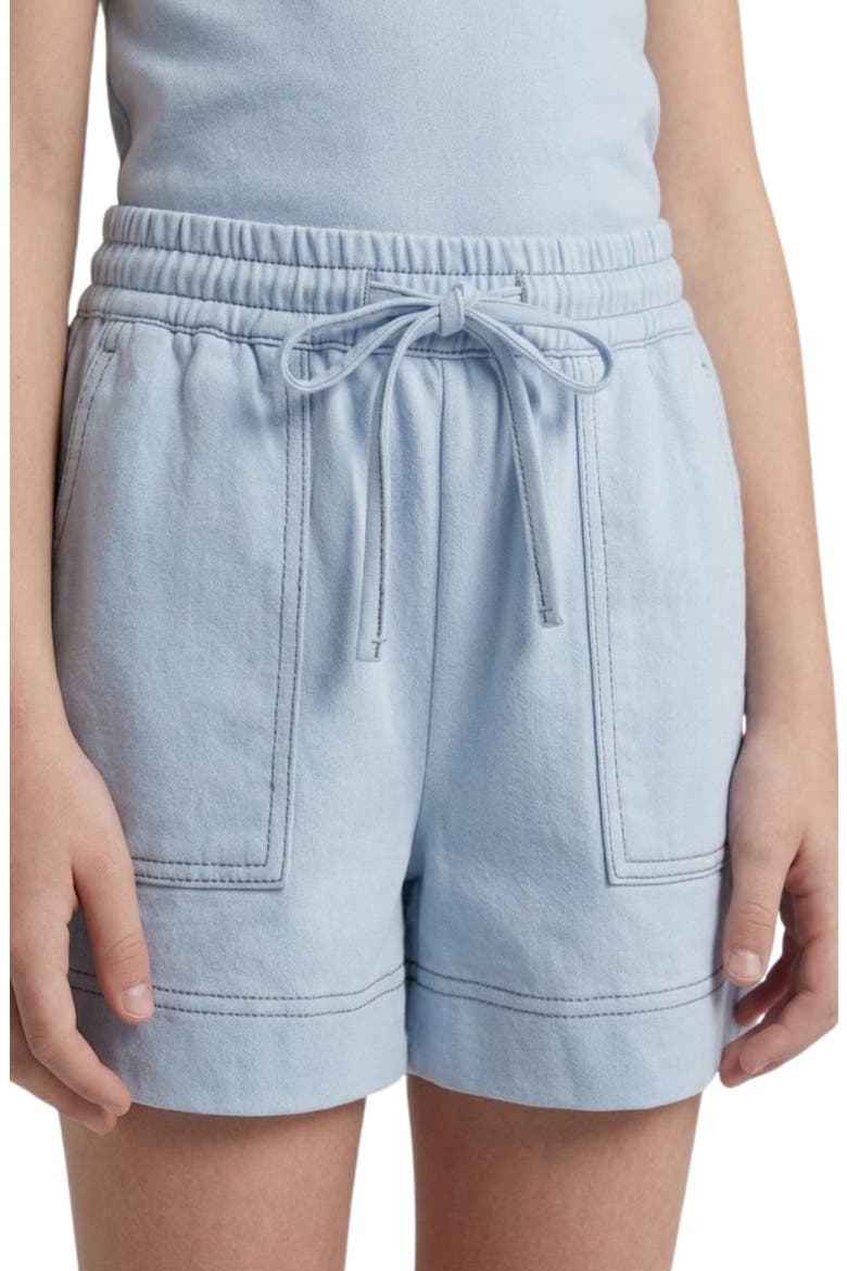 Kids' Knit Shorts, Alternate, color, LIGHT BLUE