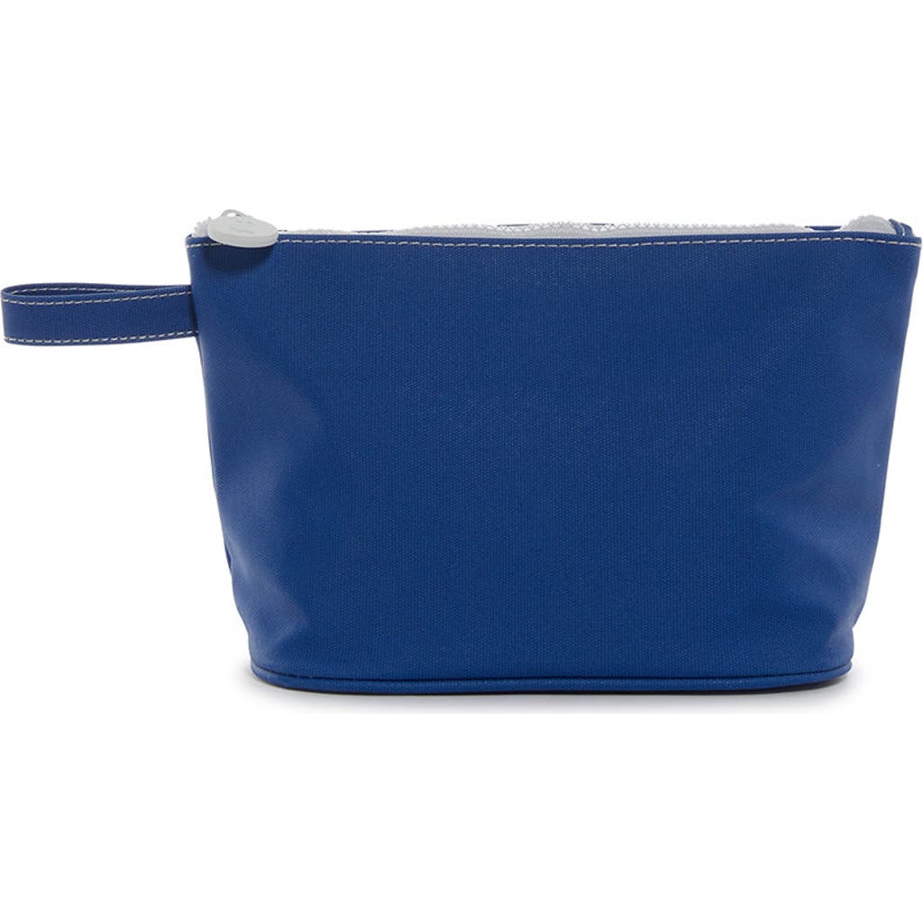 Trvl Design Coated Canvas Cosmetic Bag In Blue