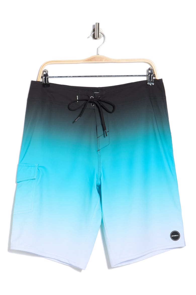 Hyperfreak Divergent Water Resistant Swim Trunks, Alternate, color, MARINE