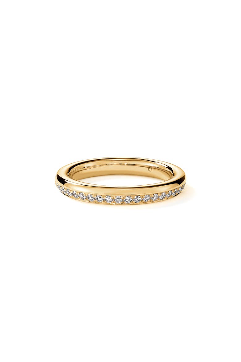 Barre Pavé Diamond Band Ring, Alternate, color, YELLOW GOLD/ DIAMOND
