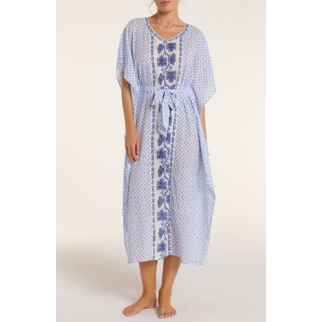 Hermoza Carrie Caftan In Blue